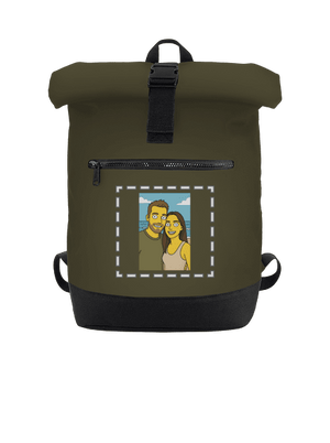 Simpsonovi z vlastnej fotky batoh Military Green