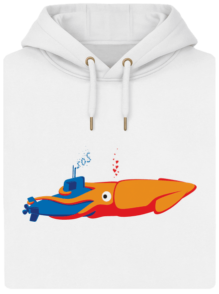Chytľan unisex mikina premium Snowwhite