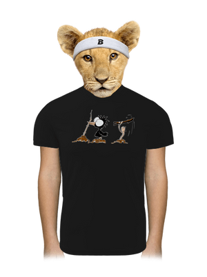 Nesprávny koniec detské športové tričko Black