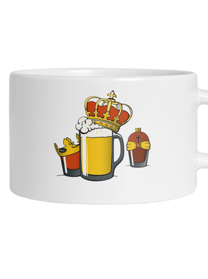 Traja králi hrnček makronka White