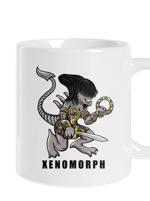 Xenomorph klasický hrnček White