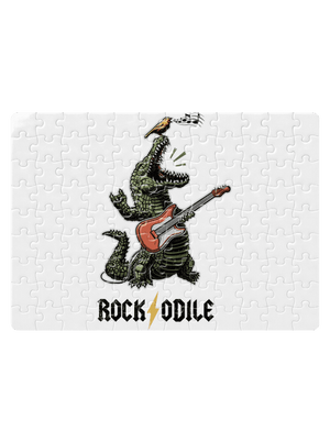 Rockodile puzzle White