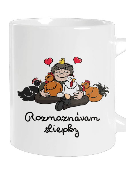 Rozmaznávam sliepky veľký hrnček White