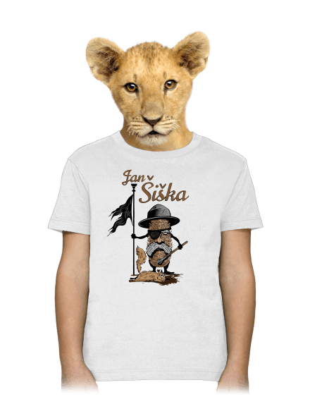 Jan Šiška detské tričko White