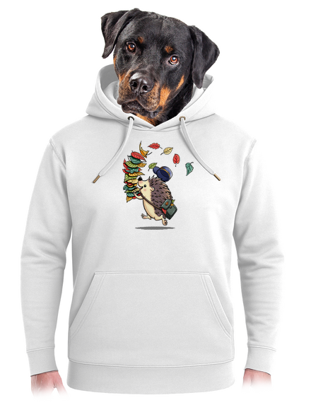 Listár unisex mikina premium Snowwhite