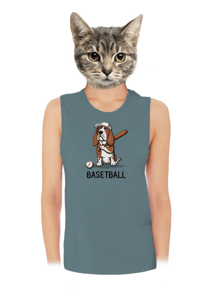 Basetball dámske tielko voľné Heather Deep Teal