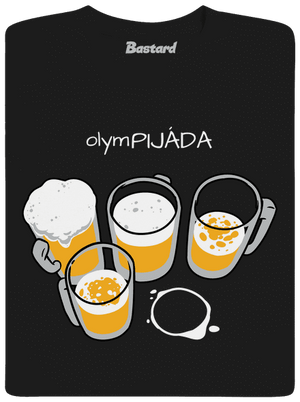 Pijáda pánske tričko Black