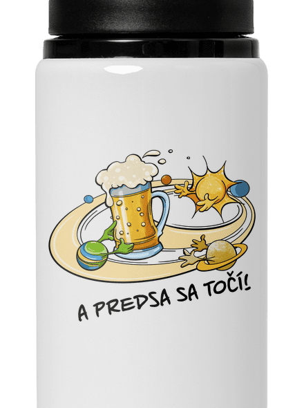 A predsa sa točí! flaša na vodu White