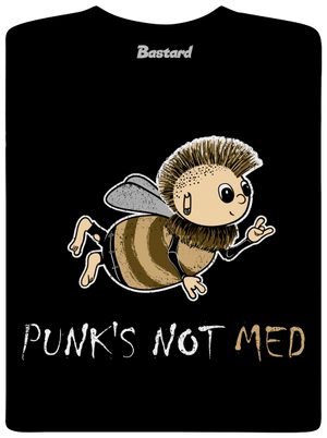 Punks Not Med pánske dlhý rukáv Black