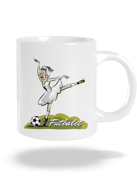 Futbalet veľký hrnček White