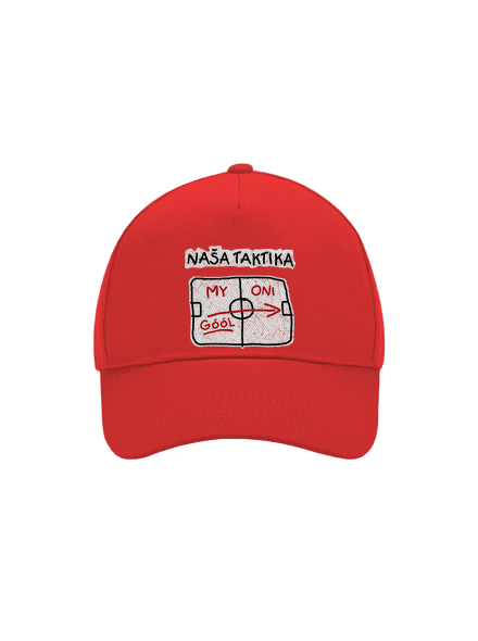 Naša taktika šiltovka baseballka Classic Red
