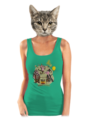 Pártyzáni dámske tielko klasické Mint Mal