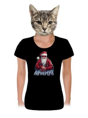 Sranta Klaus dámske tričko Black