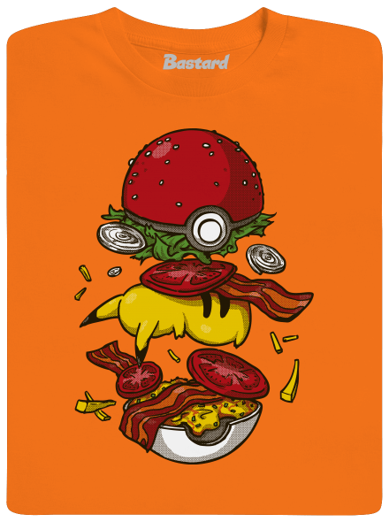 Pokémon burger detské tričko Orange