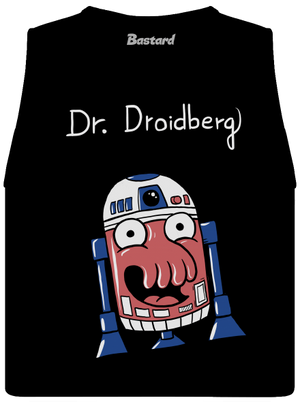 Dr. Droidberg dámske tielko voľné Black