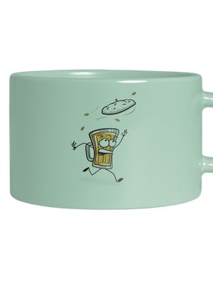 Čiapka hrnček makronka Mint Macaron