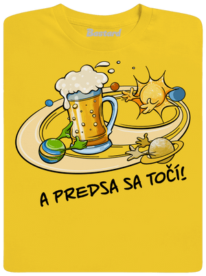 A predsa sa točí! pánske tričko Gold