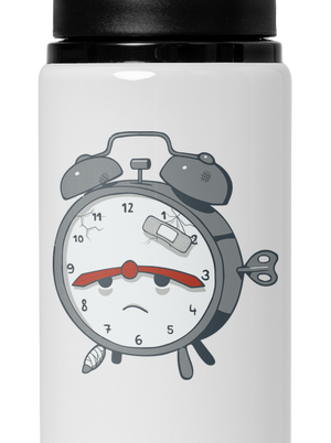 Budíček flaša na vodu White