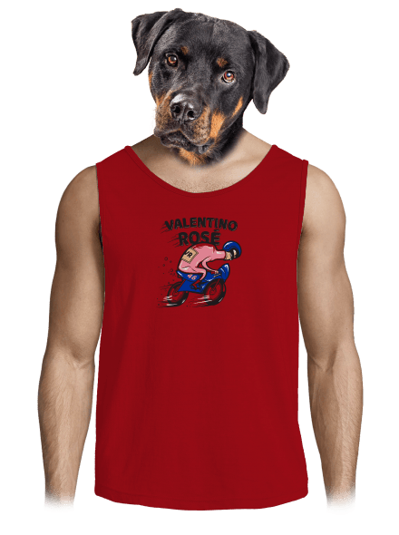 Valentino Rosé pánske tielko Red
