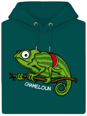 Chameloun unisex mikina premium Emerald Green