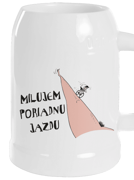 Milujem jazdu polliter White
