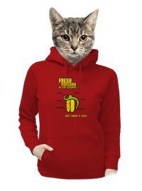 dámska mikina klokanka