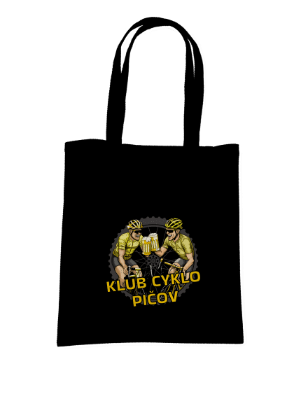 Klub cyklo pičov taška Black