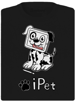 iPet dámske športové tričko Black