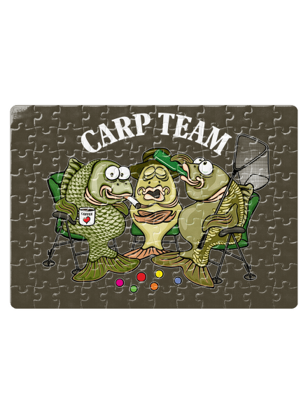 Carp Team puzzle White