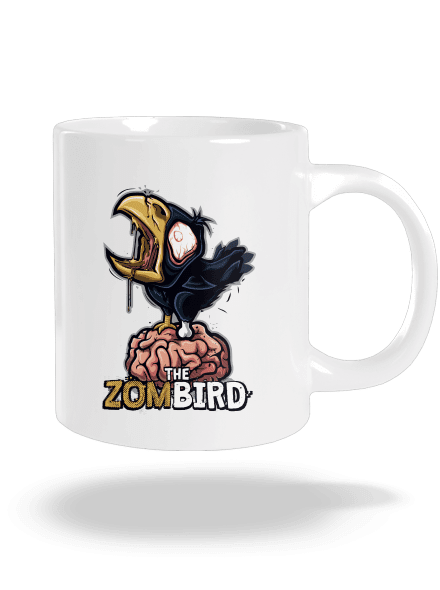 Zombird veľký hrnček White
