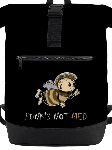 Punks Not Med batoh Black
