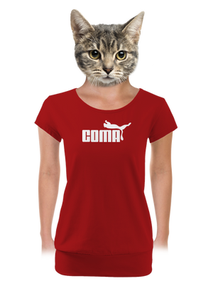 dámske tričko s lemom