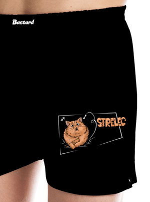Mačací horoskop: Strelec pánske trenky Black
