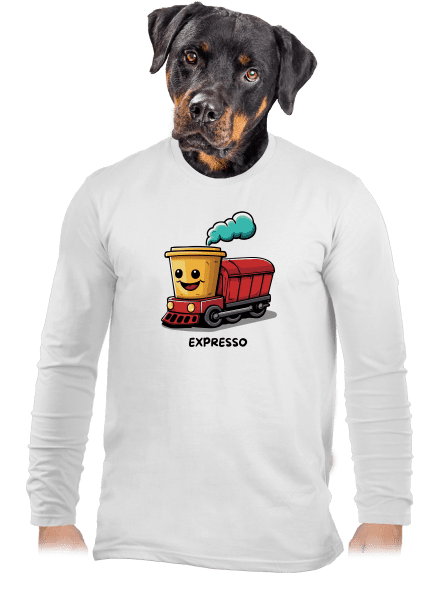 Expresso pánske dlhý rukáv White