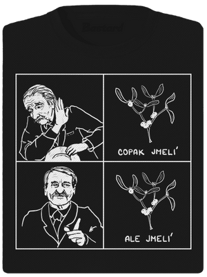 Cimrman: Copak jmelí dámske športové tričko Black