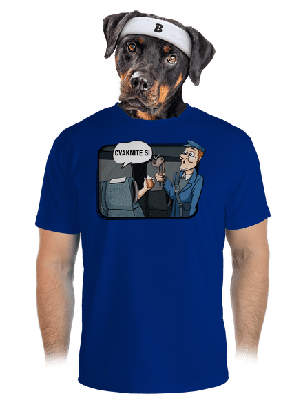 Cvaknite si pánske športové tričko Royal Blue Mal