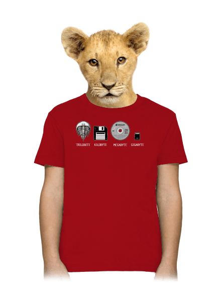 Trilobite detské tričko Red