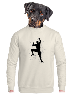 unisex mikina bez kapucne