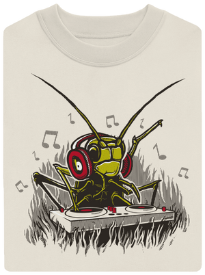 DJ Cvrček unisex mikina bez kapucne Off White