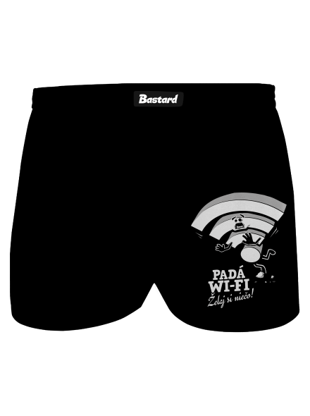 Padá wi-fi pánske trenky Black