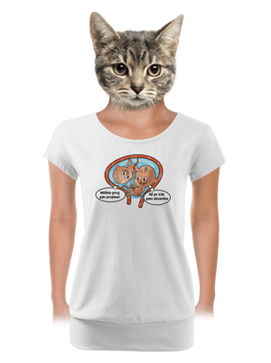 dámske tričko s lemom