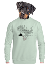 unisex mikina bez kapucne