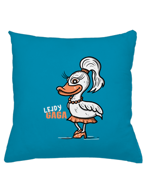 Lejdy Gaga vankúš Blue Turquoise