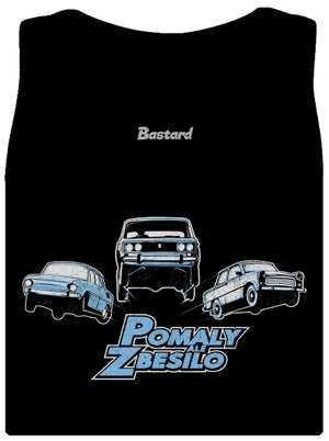 Pomaly a zbesilo dámske tielko klasické Black