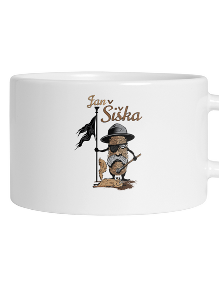 Jan Šiška hrnček makronka White