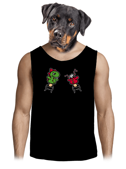 Maňušky pánske tielko Black