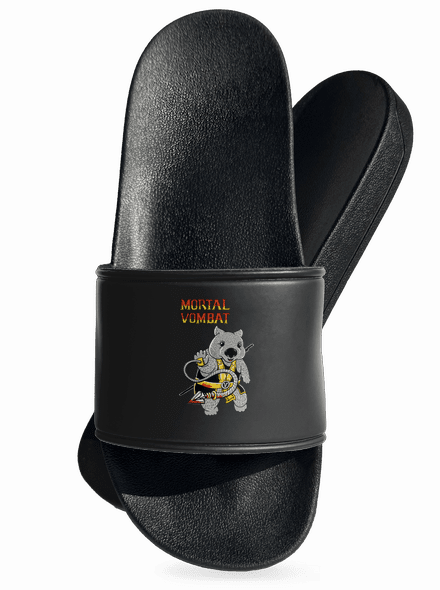Mortal Vombat šľapky Black