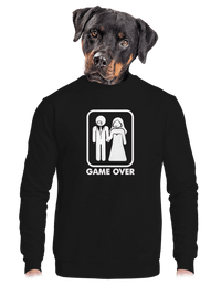 unisex mikina bez kapucne