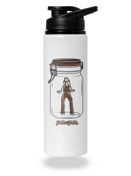 Jar in jar flaša na vodu White