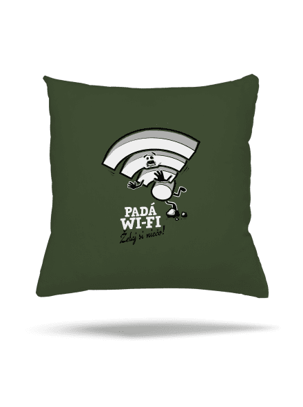 Padá wi-fi vankúš Olive Green